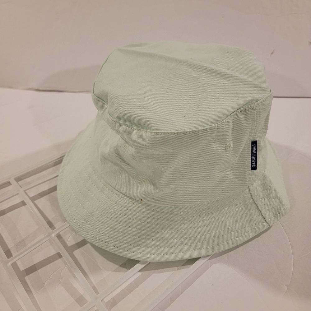 Disney Spirit Jersey Bucket Hat Green Walt Disney World Logo One Size Lightweigh